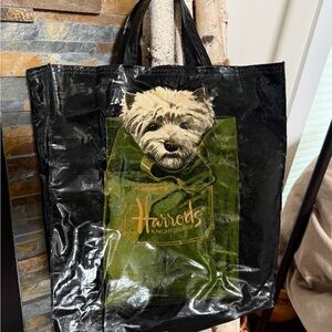 Harrods Black Scottie Dog - Tote